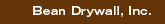 Bean Drywall